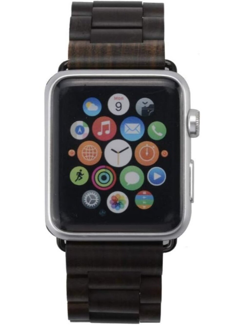Men's Brown Analog Quartz Natural Hardwood Compatible Waterproof Wooden Watch - Picture 4 of 7